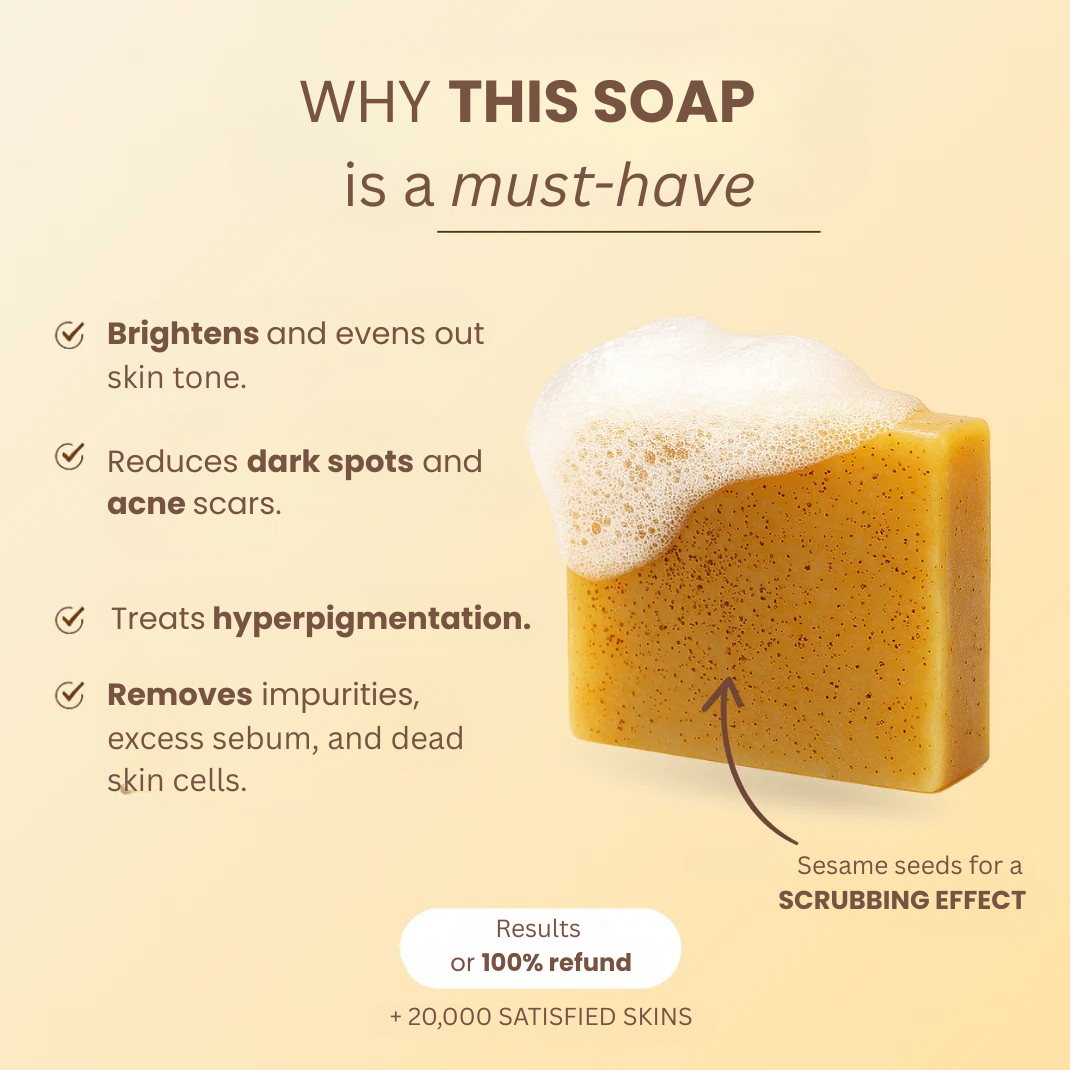 Anti-Blemish Soap with Turmeric and Kojic Acid