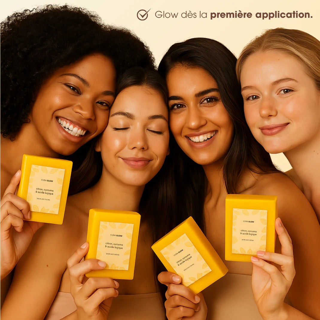 Savon Anti-Taches au Curcuma et à l’Acide Kojique